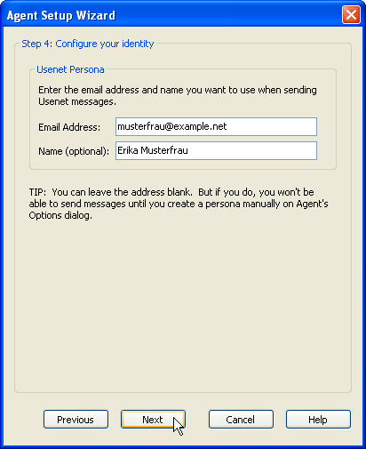 Schritt 4: Angaben zur Indentit&auml;t