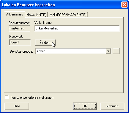 Angaben erg&auml;nzen